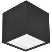 Lutec Gemini 6389102012 zwarte buiten plafondlamp