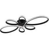 Plafondlamp Fly zwart 83cm