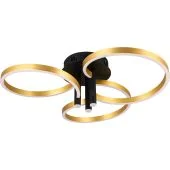 Plafonniere Caruso goud 66cm