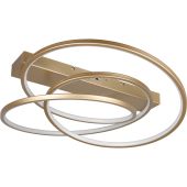 Trio Darvin 649110179 goud kleurige plafondlamp met bogen