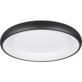 Trio Cardona 649616032 zwarte ringvormige plafondlamp