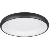 Trio Cardona 649616032 zwarte ringvormige plafondlamp