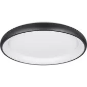 Trio Cardona 649617532 zwarte ringvormige plafondlamp