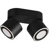 Trio Taurus 652910232 mat zwarte plafondspot