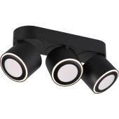 Trio Taurus 652910332 mat zwarte plafondspot