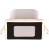 Inbouwspot Nimbus zwart 80mm