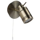 Searchlight Samson 6601AB antiek bronzen badkamer spot