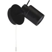 Searchlight Samson 6601Bk zwarte badkamer wandspot