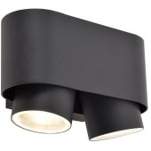 Lutec Cypres 6604003118 antraciet grijze wandspots
