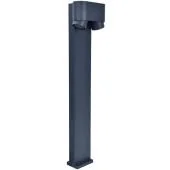 Lutec Cypres 6604004118 sokkellamp antraciet met twee spots