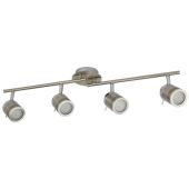 Searchlight Samson 6604SS mat zilver kleurige badkamer spot
