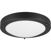 Trio Condus 6801011-32 mat zwarte badkamer plafondlamp