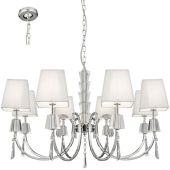 Searchlight Portico 6888-8CC chromen kroonluchter