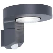 Lutec Diso 6906702335 antraciet grijze buitenlamp met zonnepaneel