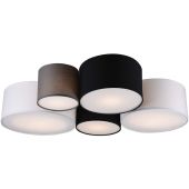 Trio Hotel 693900517 plafondlamp met vijf kappen