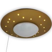 Niermann Sterrenlicht 7009 goudkleurige plafondlamp