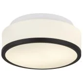 Searchlight Cheese 7039-23BK zwarte badkamer plafondlamp