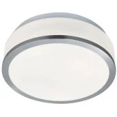 Searchlight Cheese 7039-23SS mat zilver badkamerlamp
