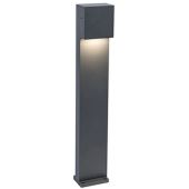 Sokkellamp Gemini antraciet 65cm