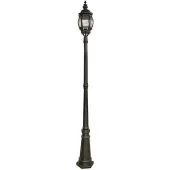 Searchlight Bel Aire 7174 zwarte lantaarnpaal