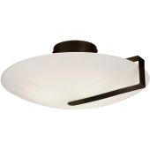 Searchlight Sundial 73990-3BK mat glazen plafonniere