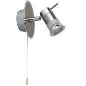 Searchlight Aries 7441CC-LED staal kleurige badkamer wandspot