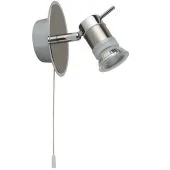 Searchlight Aries 7441CC-LED staal kleurige badkamer wandspot