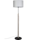 Britop Colette 762217104 grijze vloerlamp van grenen en textiel