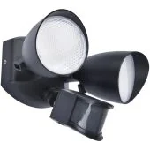 Sensorlamp Shrimp zwart 27cm