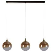 Searchlight Alchemy 76410-3BK amber ombre glazen hanglamp