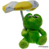 Niermann Knuffel kikker nachtlampje 80027 groen 31cm