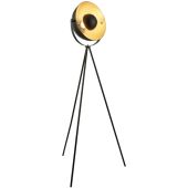 Searchlight Blink 8022BK zwart met goud kleurige driepoot