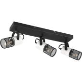 Trio Tosh 804300334 zwarte spot met wit hout