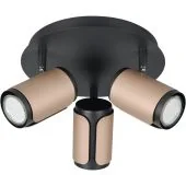 Trio Gillan 814530365 zwart met koffiekleurige spot