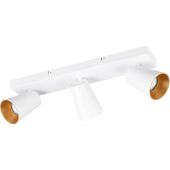 Trio Sharp 817100331 witte spot met gouden binnenzijde