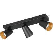 Trio Sharp 817100332 zwart met gouden spot