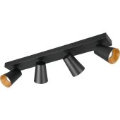 Trio Sharp 817100432 zwart met gouden spot