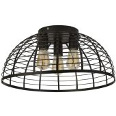 Searchlight Victoria 85981-3BK zwarte plafonniere