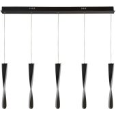 Hanglamp Paddle zwart 100cm