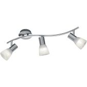 Trio Levisto 871010307 mat staal kleurige plafondspot