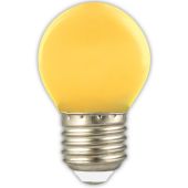 P45 E27 LED kogel 1w (15w) geel