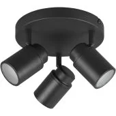 Trio Angelo 880430332 mat zwarte badkamer spot