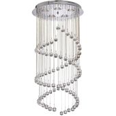 Searchlight Hallway 8843CC chromen plafondlamp met kristallen