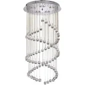 Searchlight Hallway 8843CC chromen plafondlamp met kristallen