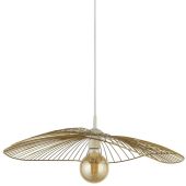 Searchlight Wave 88550GO goud kleurige hanglamp van draadstaal