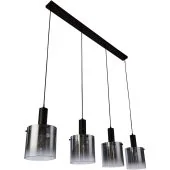 Searchlight Sweden 88910-4BK rookglazen hanglamp
