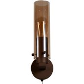 Searchlight Zweden 88920-1MO smalle wandlamp met amber glas
