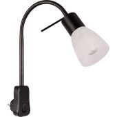Trio Levisto 891010132 zwarte stekkerlamp
