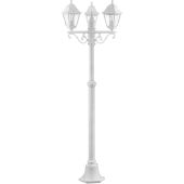 Brilliant Nissie 90995A05 mat witte lantaarnpaal
