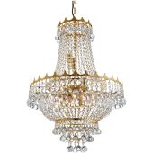 Searchlight Versailles 9112-52GO goud kleurige zakkroonluchter